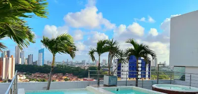 Lindo Flat No Manaíra Apart Hotel Hotels in Loteamento Oceania II