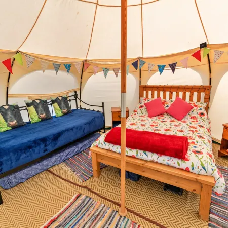 Bell Tent in North Devon near Stunning Beaches