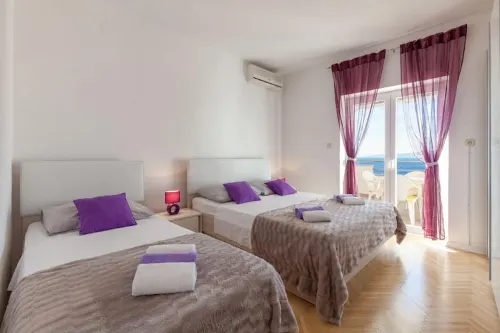Apartments Nena (ST) - One Bedroom Apartment with Balcony and Sea View (A1) - 3-Star