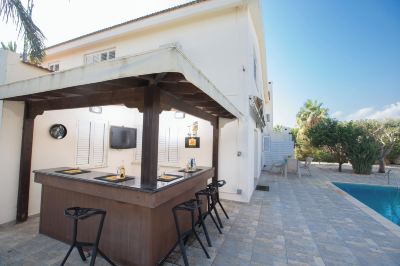 Outdoor Swimming Pool Ayia Napa Holiday Villa at26 Photo