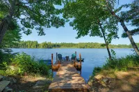 Private Dock & Deck: Tranquil Dam Pond Cottage! - Bintang 3