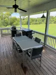 Fully custom modern four bedroom home on 13 acres with a stocked pond.