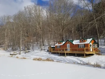 Hocking Hills-Dog Friendly Cabin with Private Pond .. Adults 18 and Older