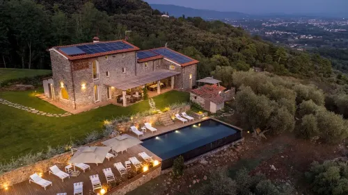 VILLA GIOMA-Charming rustic just restored with private panoramic infinity pool