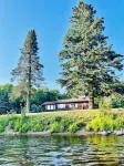 EAGLE LODGE - Large log cabin on the E. Fork of Chippewa River