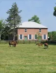 Renovated Train Station on Thoroughbred Horse Farm