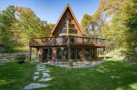 Chalet-Style Architectural Home on Star Lake - Crosslake