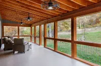 NEW Tranquil Retreat on 42 Acres with Hot Tub, Bordering National Park, WI-FI!