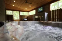 Romantic Luxury Cabin w Hot Tub & Fireplace - Minutes to All Local Attractions - Chalets