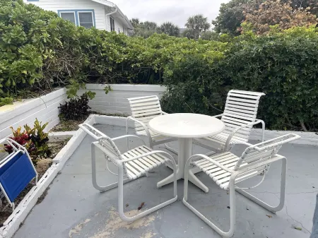 Ocean Front with Patio and Private Beach Access