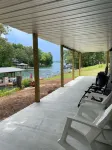 Mid lake, pet friendly 4 bedroom, 3 bath with protected swim area