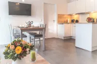 Modern, spacious, comfort apartment on the ground floor for four people and a baby.