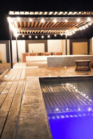 House of Gemini is a secluded property in the center of Valle de Guadalupe