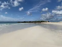 Ground floor condo with private beach.   Pet friendly