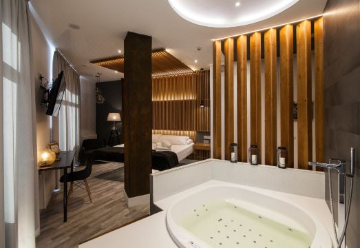 세련된 호텔 객실