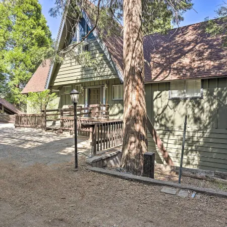A-Frame Home w/ 3 Decks & Lake Arrowhead Views!