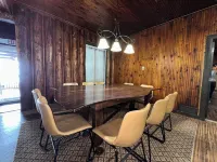 Amazing, sleeps 26, covered lakeside, bar, beach, Big St Germain Lake