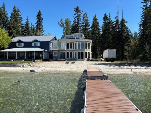 Priest Lake Waterfront Property With Majestic Lake & Mountain Views.