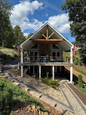 Renovated lake house on Claytor Lake with water access and boat dock
