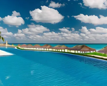 Emporio Cancun Optional All Inclusive โรงแรม Emporio Cancun ทางเลือกให้บริการครบวงจร โรงแรมในกังกุน