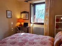 Apartment in an old barn, private garden overlooking the village