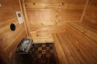 私人桑拿、火坑、燒烤、貝爾萊克縣景觀木屋 - 木屋