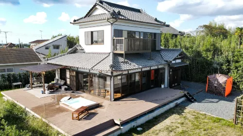 Free Rental of One Building Bonfire Sauna BBQ Hôtels à : Shirako