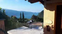 Beautiful 3-room apartment in a residence, pool, balcony, lake view, Lake Garda-Tignale Hotel a Tignale