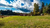 Beachfront Steampunk Airstream, Cosy Year-Round Glamping on the Kitsap Peninsula