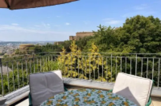 Panoramic apartment with 65 sqm with fortress view from the Koblenz hilltop location