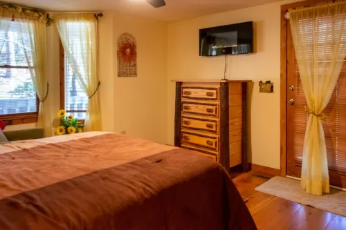 3 Deer Cabin - Fireplace - Mountain View