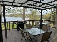 Watch beautiful Bimini Lake sunrises from our newly remodeled lakefront chalet.