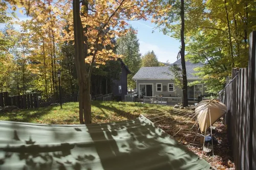 Lake Placid Village Cottage in Winter