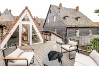 Himmlische Altstadt-maisonette mit Dachterrasse Musikkneipe Clou附近的飯店
