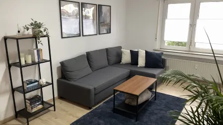 Fewo54 Apartment mit Garten und Terrasse Smarttv/free Wifi/free Parking/ Отели в г. Хамм