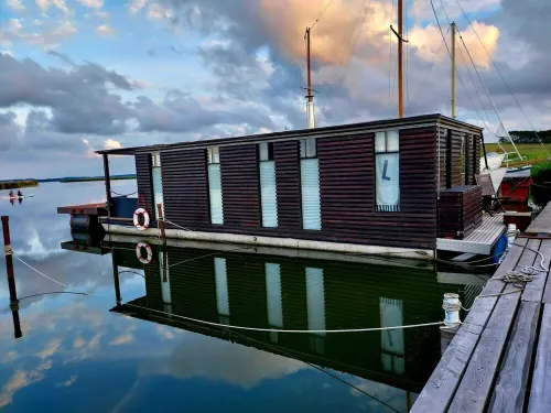 Floating AquariHus in Loddin on the island of Usedom