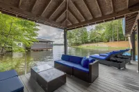Exceptional! Beautiful Deep Water - Boathouse, Hot Tub, Fire Pit on Lake Gaston!