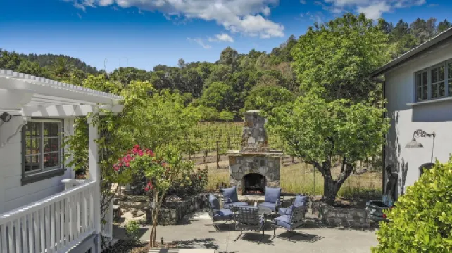 St. Helena, Walk to Town, on Vineyard, Pool, One Acre/Private, Permit STR25-001
