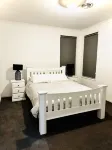 Clean and airy house in a family friendly neighbourhood. Home office available.