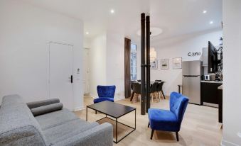 Elegant Apartment - 2BD6P - Hotel de Ville