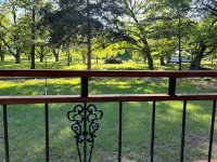 The Cozy Pines is a newly built, romantic log cabin with a 2-sided fireplace.