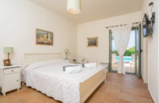 Villa Nora Large Private Pool Walk to Beach Sea Views A C Wifi Car Not Required - 1020