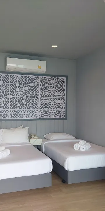 ห้องดีลักซ์เตียงแฝดพร้อมอ่างจากุซซี่