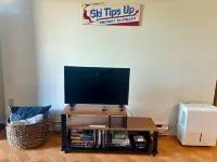 Slopeside Condo with indoor fireplace