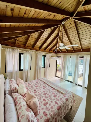 2 BR, 2 Bath villa on private beach in Los Corales, Bavaro Beach, Punta Cana.