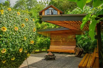 3 identical units of cozy cabins near La Fortuna with AC, 3 hot tubs, pool, WiFi