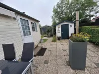 Charming chalet on camping Scheldeoord, 5 min walk from the Westerschelde