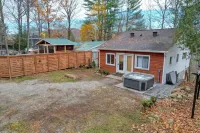Rarely offered 2 waterfront cottages with 2 hot tubs side by side!