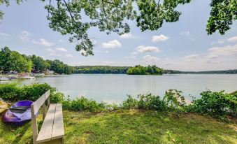 Lakefront Cottage w/ Covered Porch & Dock!