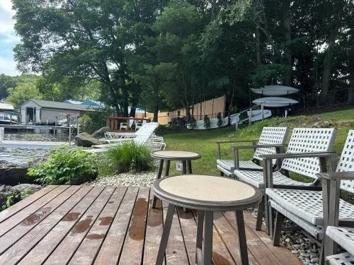 Charming 2-Bedroom Ranch Style Waterfront Mobile with Boat Dock in Meredith - AC - 4-Star